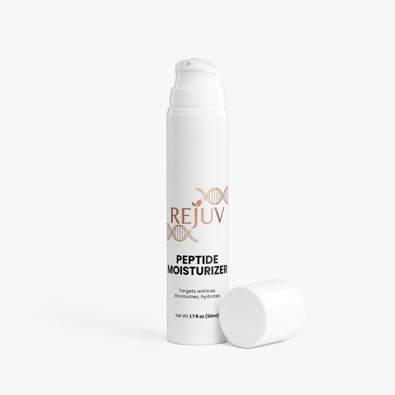 Crema hidratante peptídica